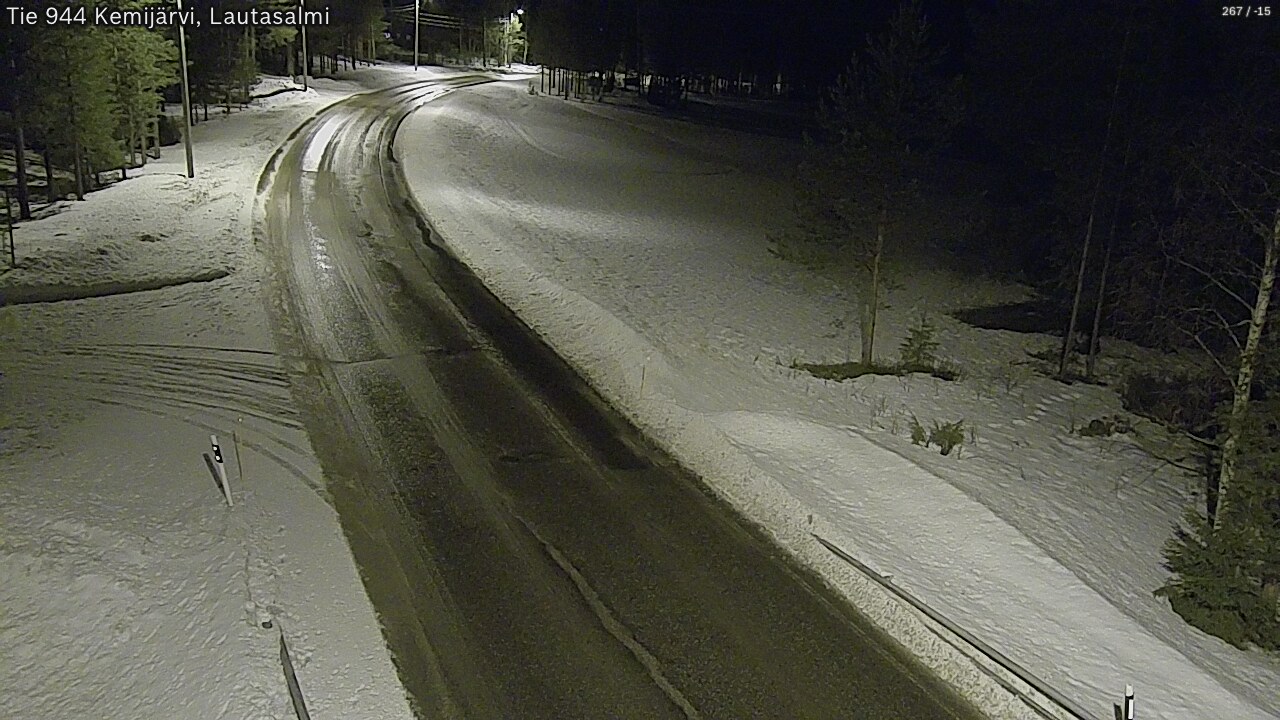 Kelikamerat Kuva Tie 944 Kemijärvi, Lautasalmi, Kemijärvi, Lappi