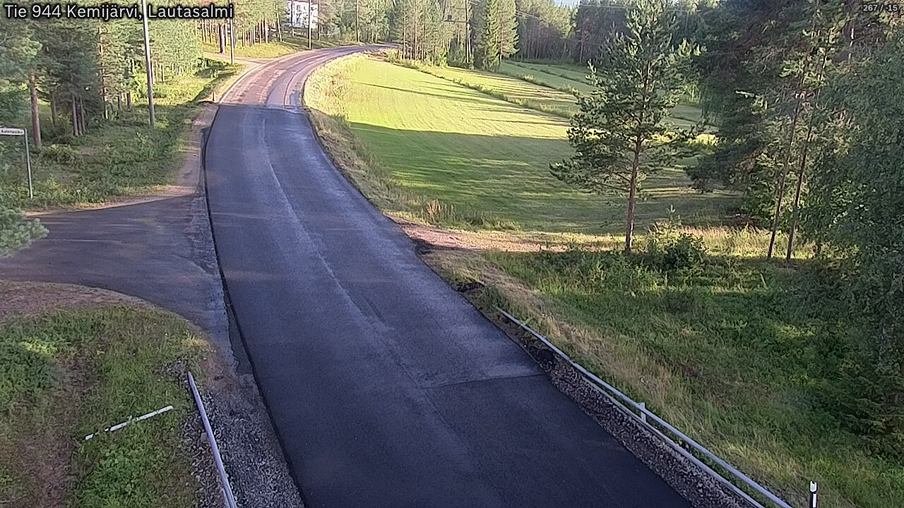 Weather Camera Image Road 944 Kemijärvi, Lautasalmi, Kemijärvi, Lappi