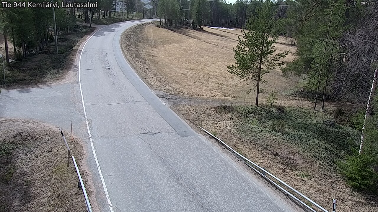 Weather Camera Image Väg 944 Kemijärvi, Lautasalmi, Kemijärvi, Lappi