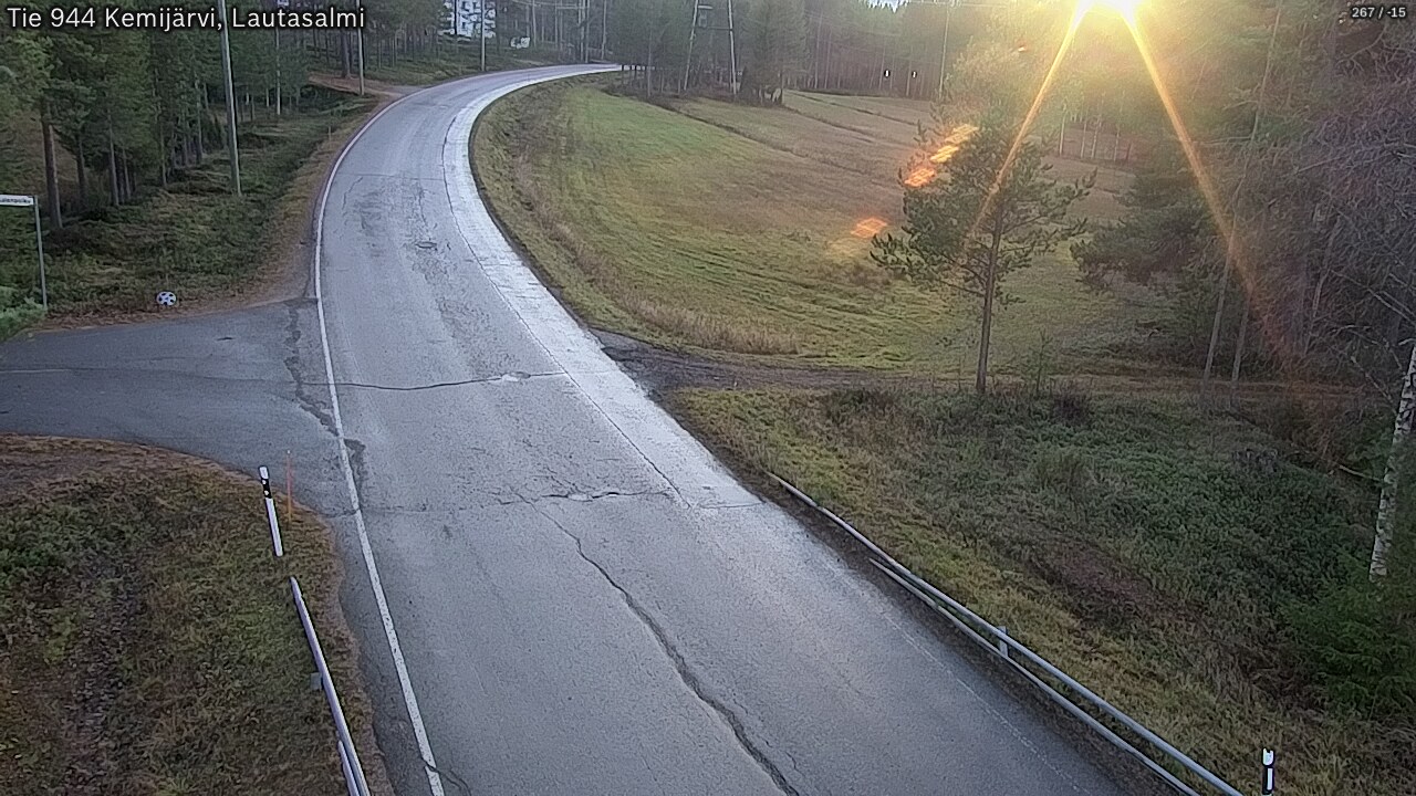 Kelikamerat Kuva Tie 944 Kemijärvi, Lautasalmi, Kemijärvi, Lappi