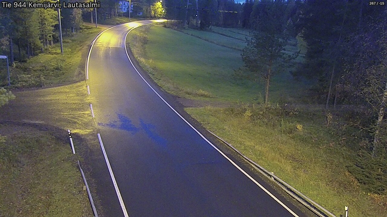 Kelikamerat Kuva Tie 944 Kemijärvi, Lautasalmi, Kemijärvi, Lappi