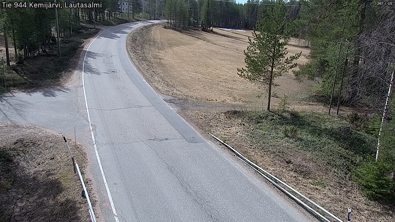 Weather Camera Image Väg 944 Kemijärvi, Lautasalmi, Kemijärvi, Lappi
