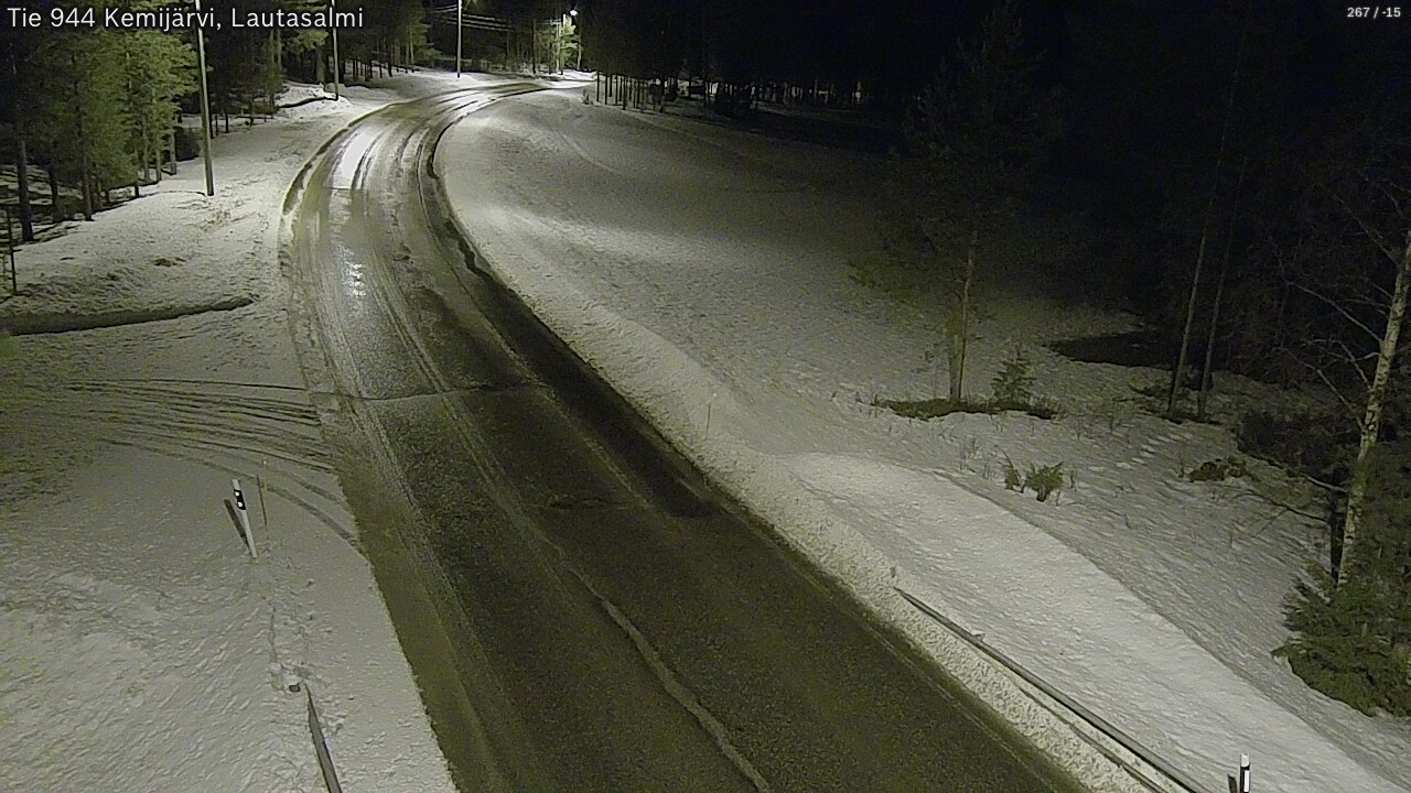 Kelikamerat Kuva Tie 944 Kemijärvi, Lautasalmi, Kemijärvi, Lappi