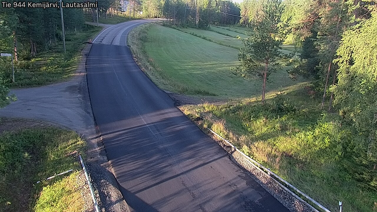 Weather Camera Image Road 944 Kemijärvi, Lautasalmi, Kemijärvi, Lappi