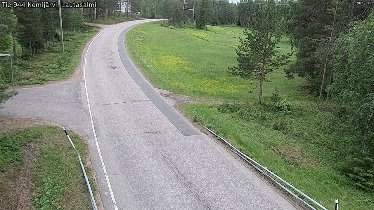 Kelikamerat Kuva Tie 944 Kemijärvi, Lautasalmi, Kemijärvi, Lappi