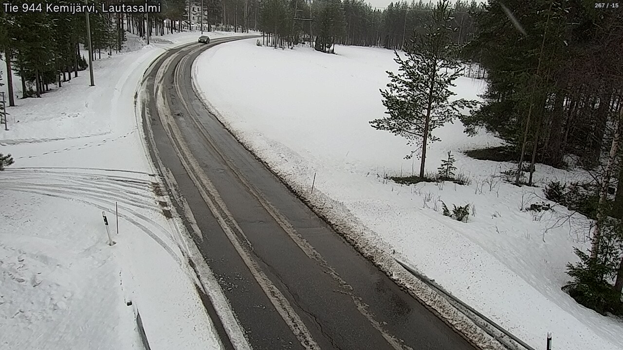 Kelikamerat Kuva Tie 944 Kemijärvi, Lautasalmi, Kemijärvi, Lappi