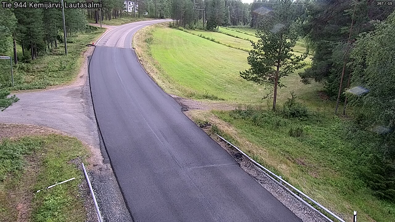 Weather Camera Image Road 944 Kemijärvi, Lautasalmi, Kemijärvi, Lappi
