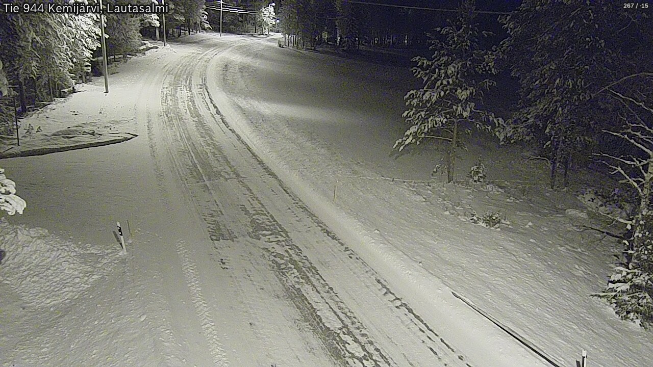 Kelikamerat Kuva Tie 944 Kemijärvi, Lautasalmi, Kemijärvi, Lappi