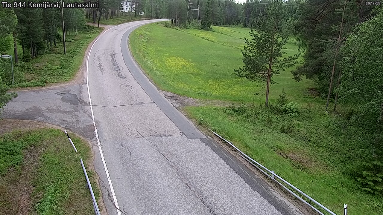 Kelikamerat Kuva Tie 944 Kemijärvi, Lautasalmi, Kemijärvi, Lappi