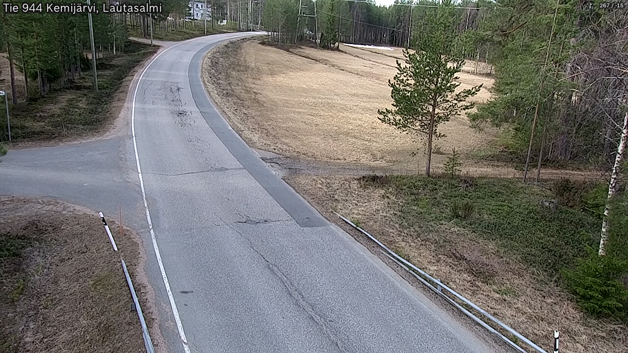 Weather Camera Image Väg 944 Kemijärvi, Lautasalmi, Kemijärvi, Lappi