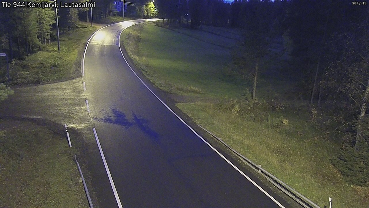 Kelikamerat Kuva Tie 944 Kemijärvi, Lautasalmi, Kemijärvi, Lappi