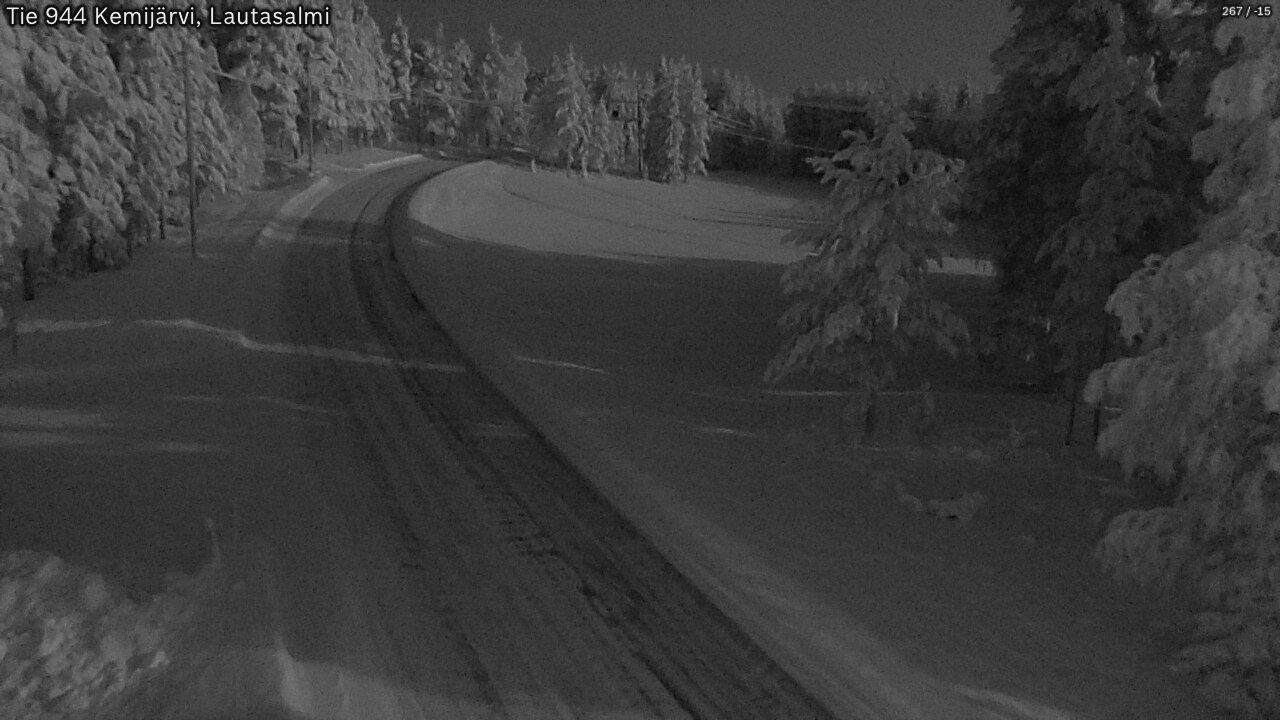 Kelikamerat Kuva Tie 944 Kemijärvi, Lautasalmi, Kemijärvi, Lappi