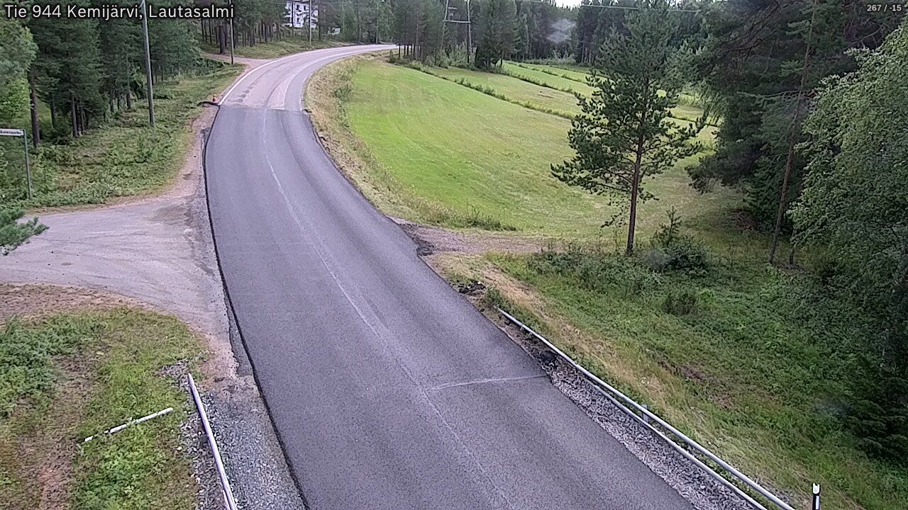 Weather Camera Image Road 944 Kemijärvi, Lautasalmi, Kemijärvi, Lappi
