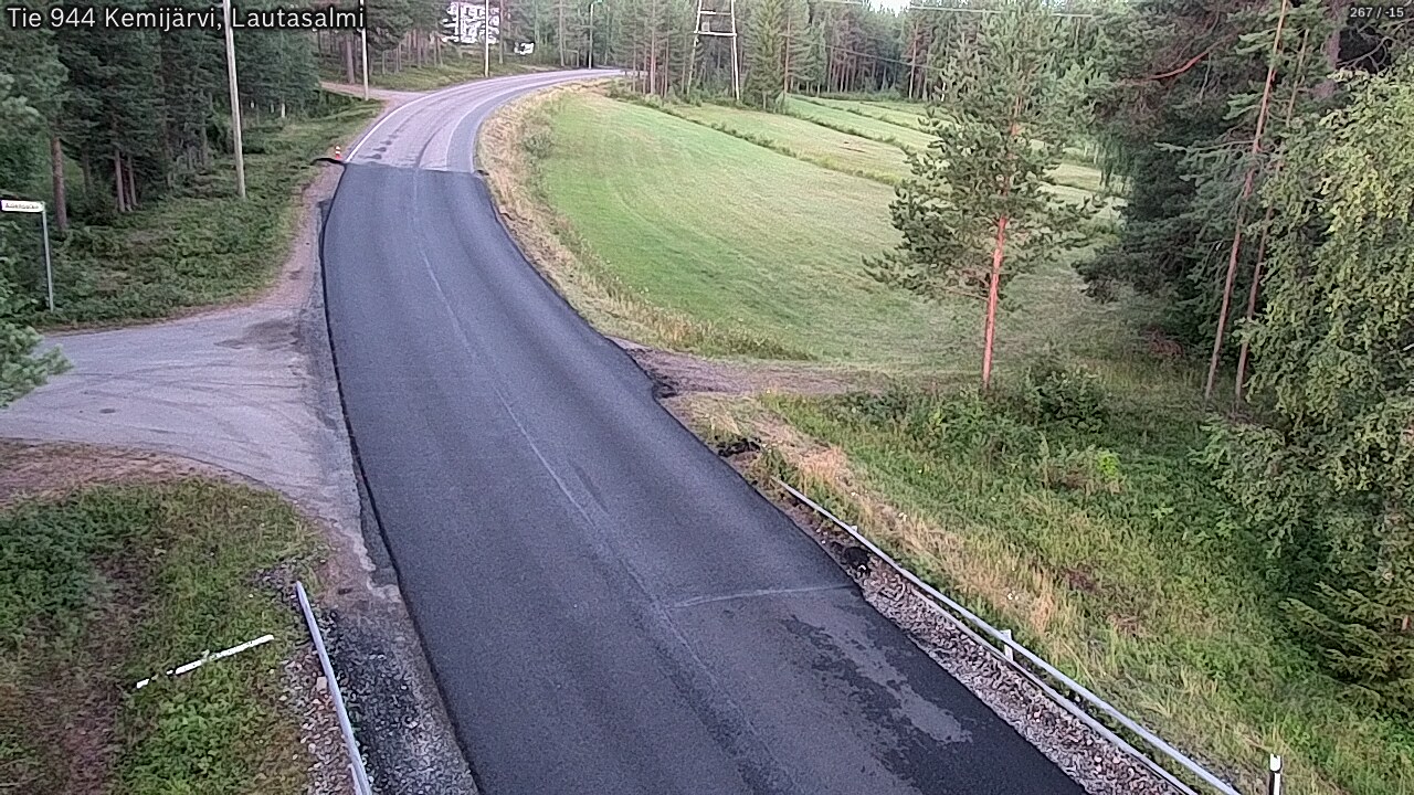 Weather Camera Image Road 944 Kemijärvi, Lautasalmi, Kemijärvi, Lappi