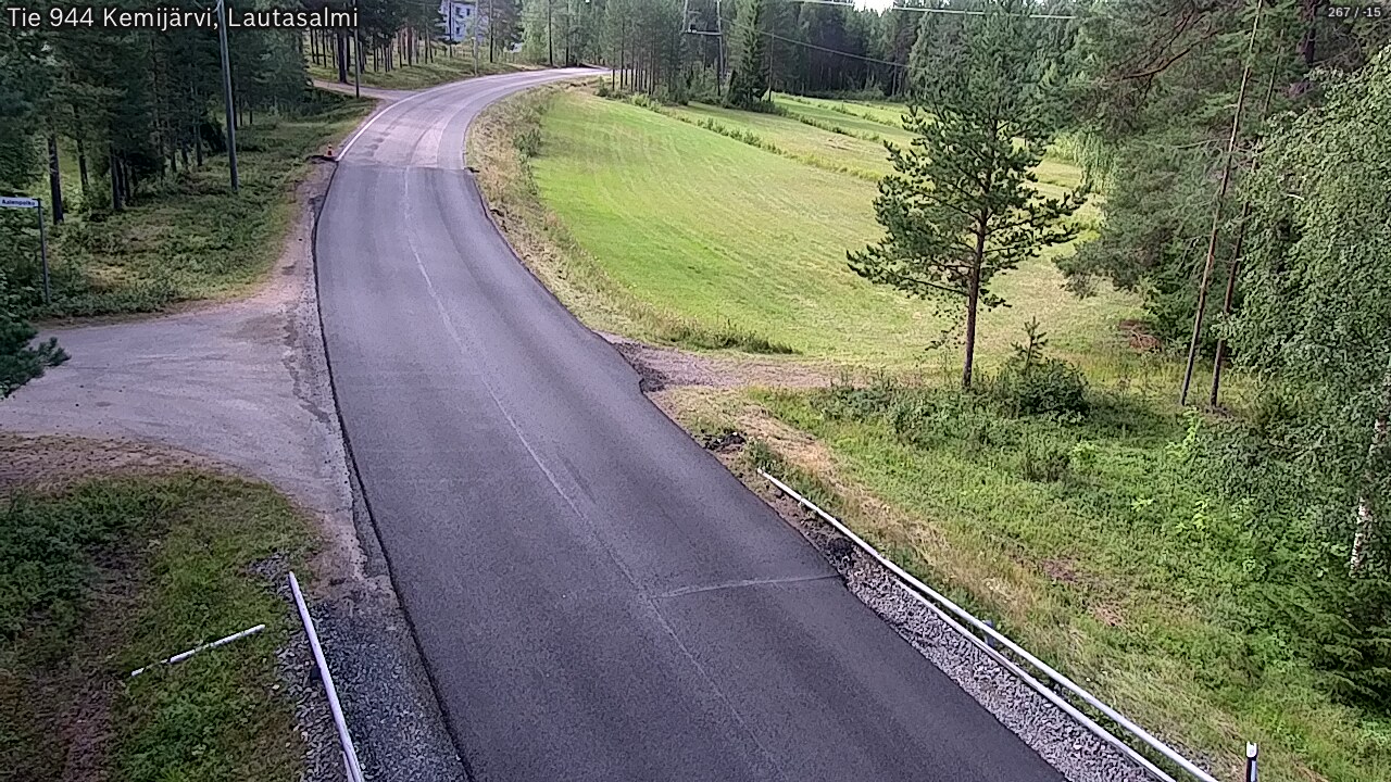 Weather Camera Image Road 944 Kemijärvi, Lautasalmi, Kemijärvi, Lappi