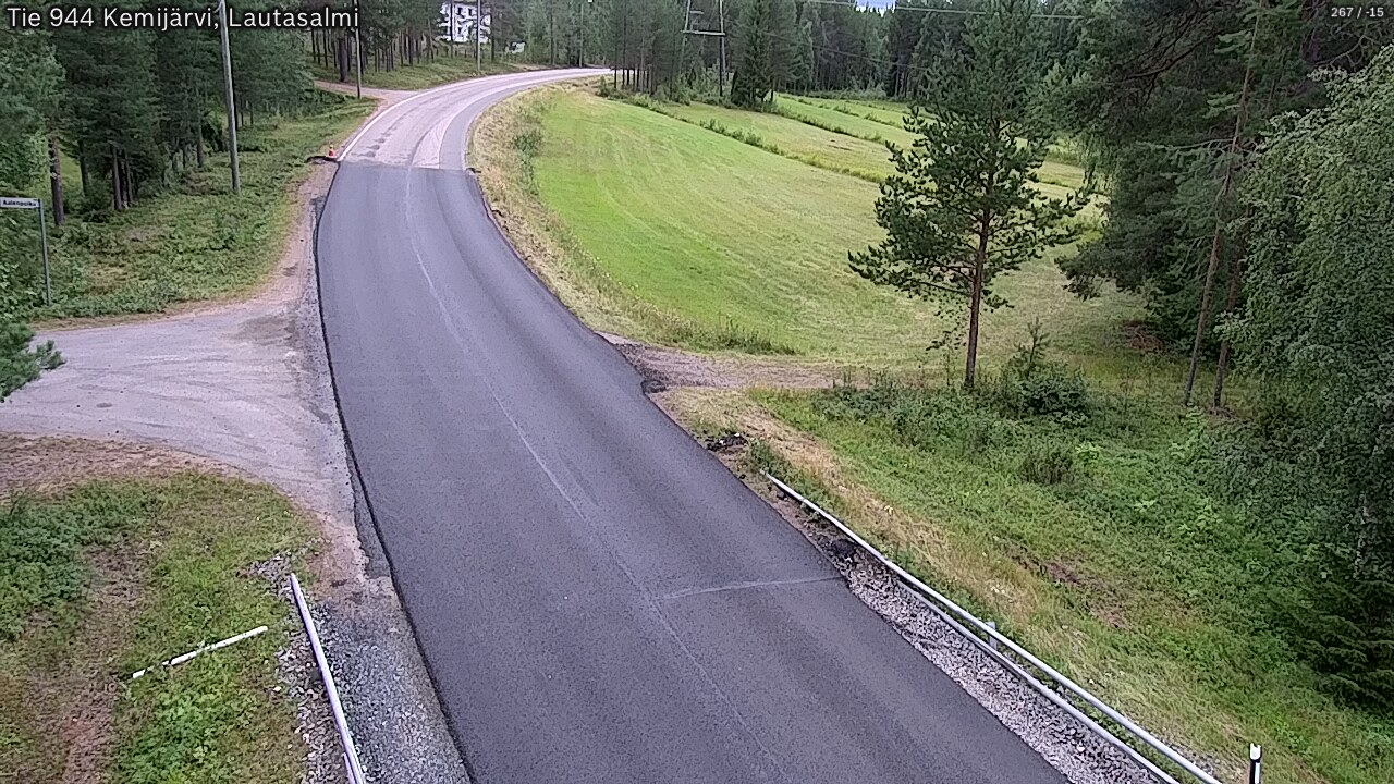 Weather Camera Image Road 944 Kemijärvi, Lautasalmi, Kemijärvi, Lappi