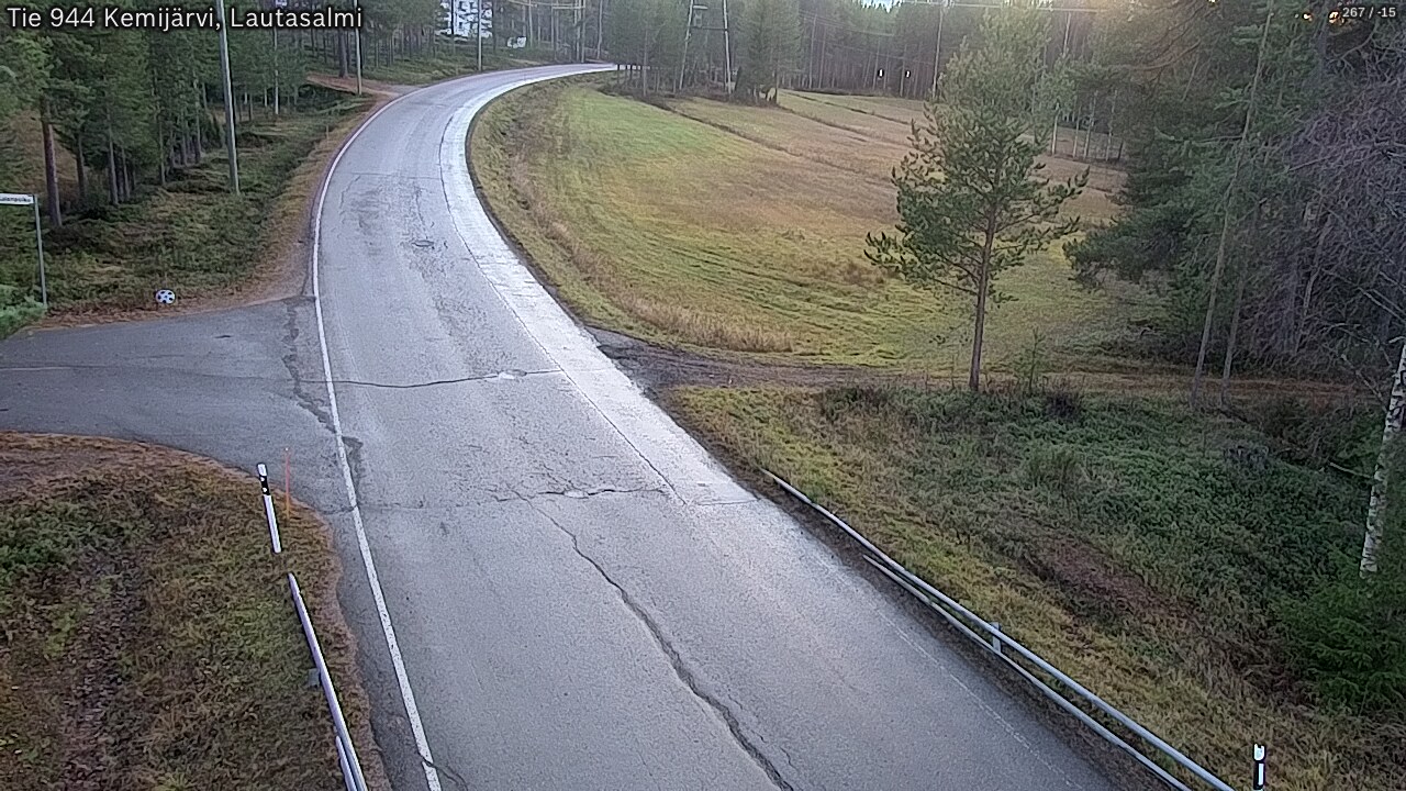 Kelikamerat Kuva Tie 944 Kemijärvi, Lautasalmi, Kemijärvi, Lappi