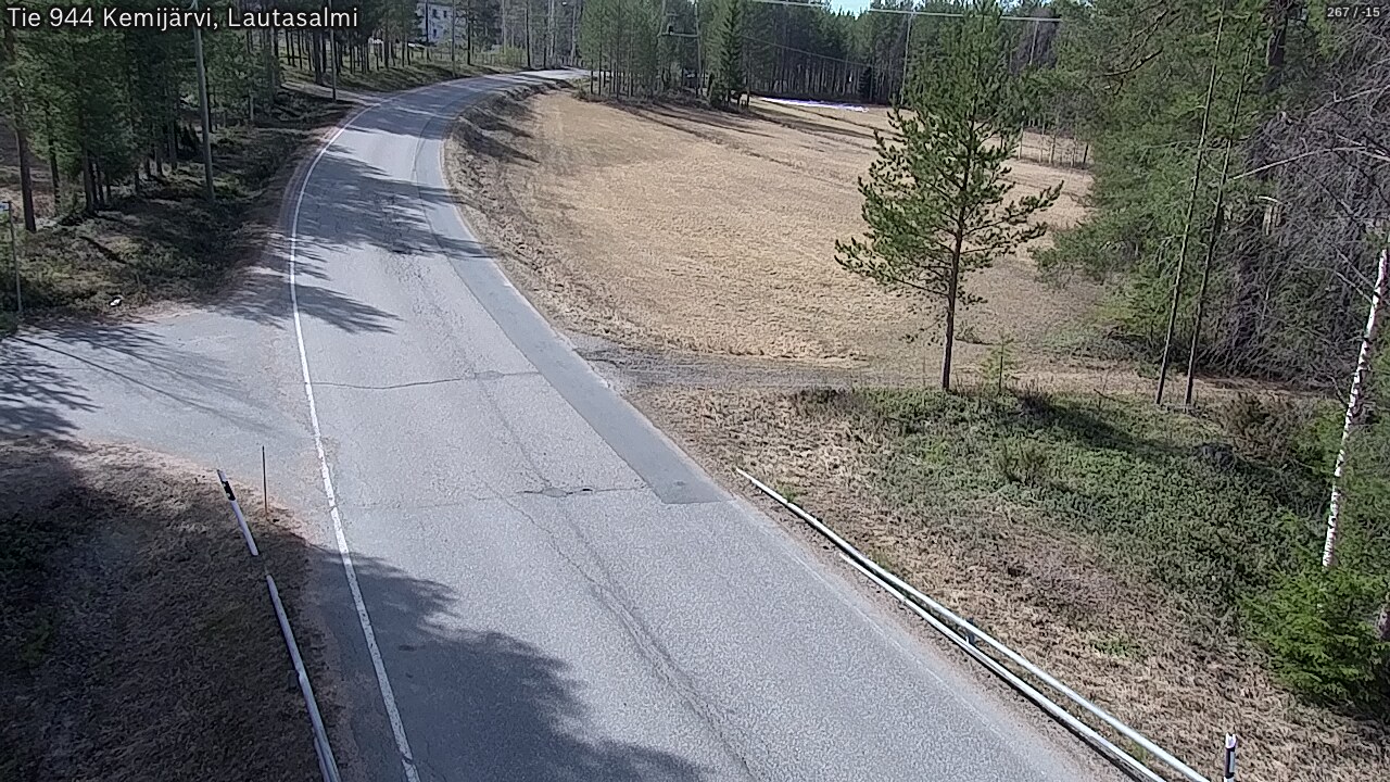 Weather Camera Image Väg 944 Kemijärvi, Lautasalmi, Kemijärvi, Lappi