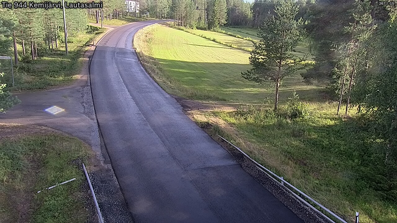 Weather Camera Image Road 944 Kemijärvi, Lautasalmi, Kemijärvi, Lappi