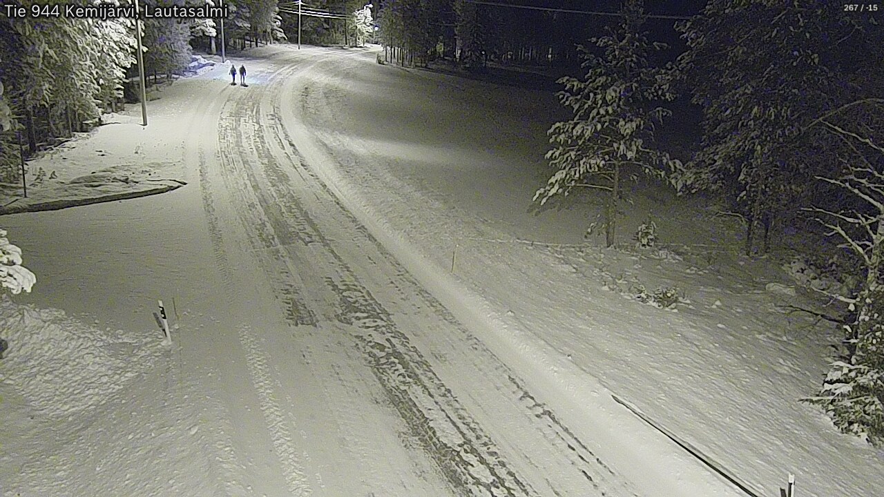 Kelikamerat Kuva Tie 944 Kemijärvi, Lautasalmi, Kemijärvi, Lappi