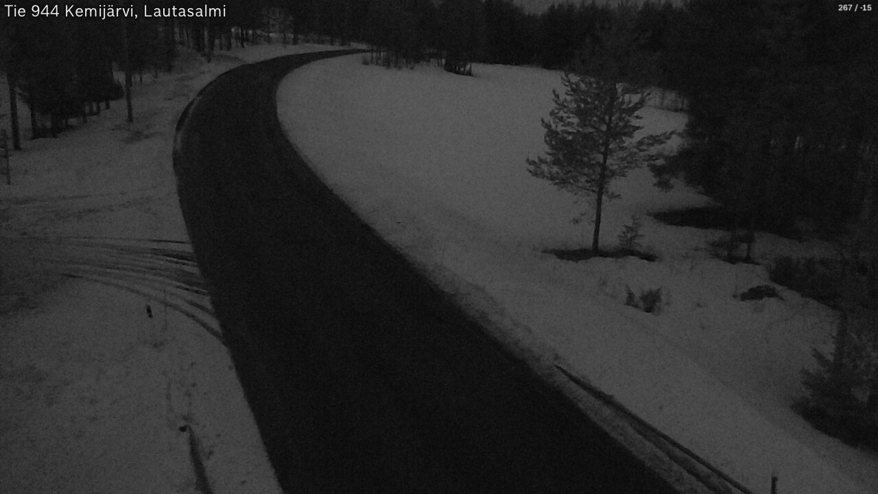 Kelikamerat Kuva Tie 944 Kemijärvi, Lautasalmi, Kemijärvi, Lappi