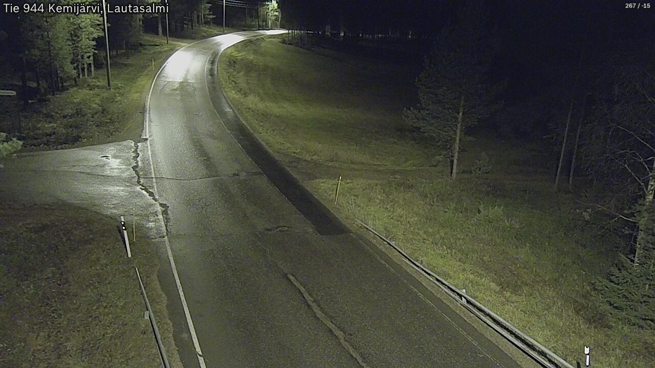 Kelikamerat Kuva Tie 944 Kemijärvi, Lautasalmi, Kemijärvi, Lappi