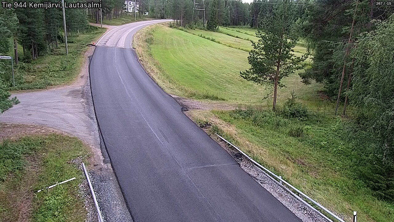 Weather Camera Image Road 944 Kemijärvi, Lautasalmi, Kemijärvi, Lappi