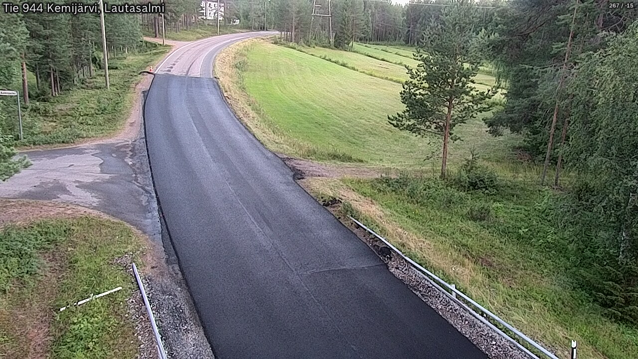 Weather Camera Image Road 944 Kemijärvi, Lautasalmi, Kemijärvi, Lappi