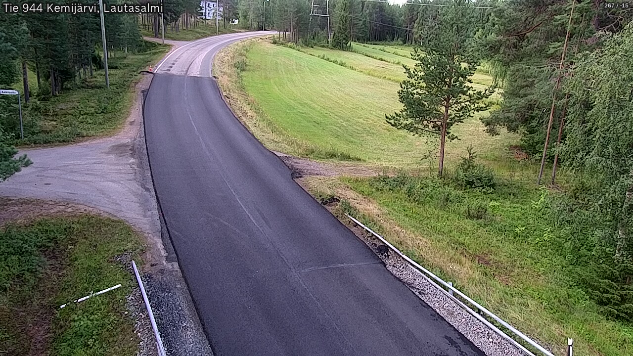 Weather Camera Image Road 944 Kemijärvi, Lautasalmi, Kemijärvi, Lappi