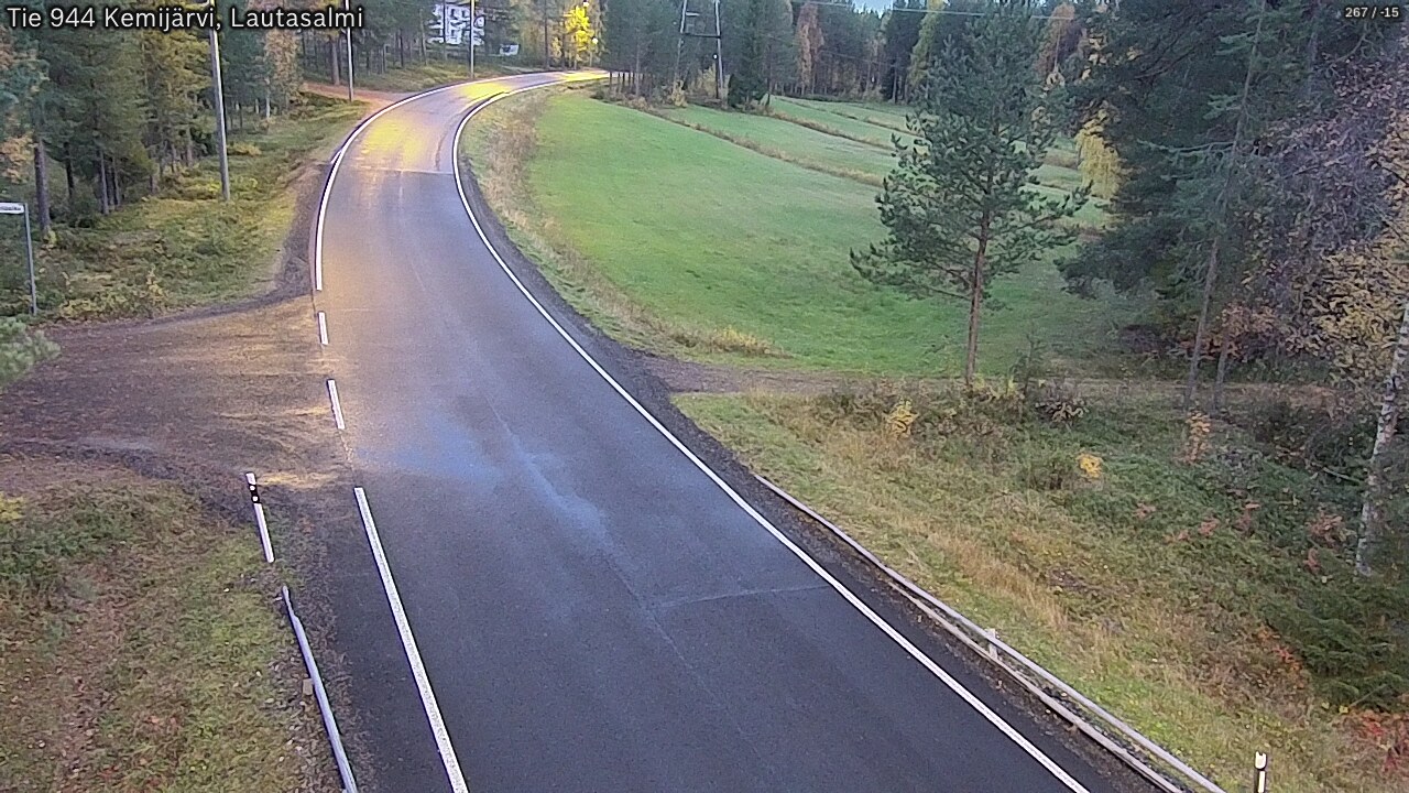 Kelikamerat Kuva Tie 944 Kemijärvi, Lautasalmi, Kemijärvi, Lappi