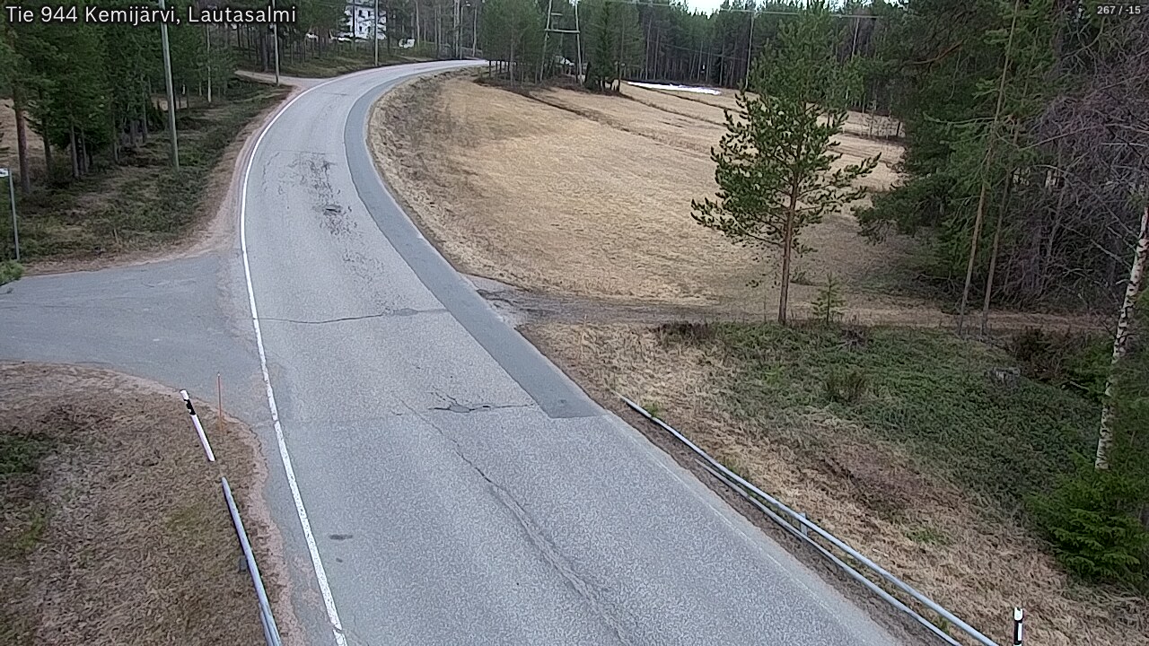 Weather Camera Image Väg 944 Kemijärvi, Lautasalmi, Kemijärvi, Lappi