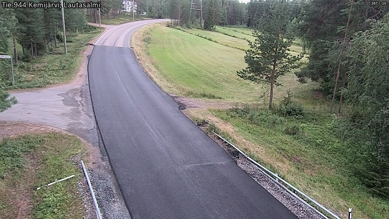 Weather Camera Image Road 944 Kemijärvi, Lautasalmi, Kemijärvi, Lappi