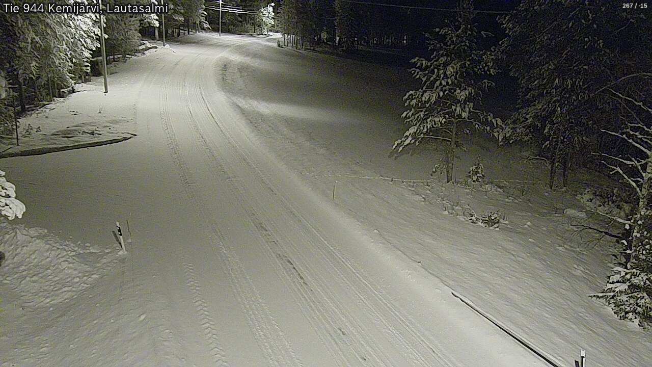 Kelikamerat Kuva Tie 944 Kemijärvi, Lautasalmi, Kemijärvi, Lappi