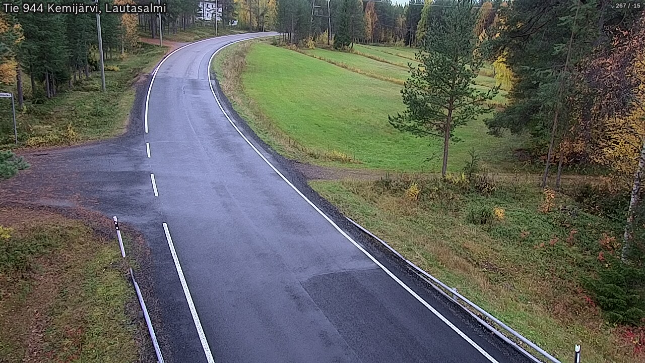 Kelikamerat Kuva Tie 944 Kemijärvi, Lautasalmi, Kemijärvi, Lappi