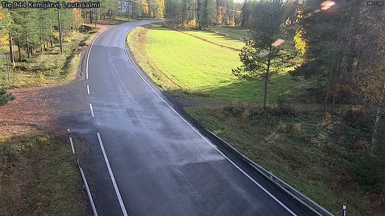 Kelikamerat Kuva Tie 944 Kemijärvi, Lautasalmi, Kemijärvi, Lappi