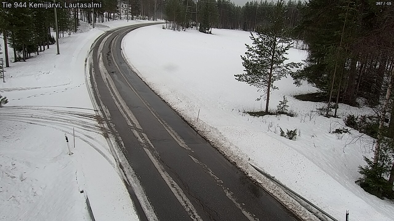 Kelikamerat Kuva Tie 944 Kemijärvi, Lautasalmi, Kemijärvi, Lappi