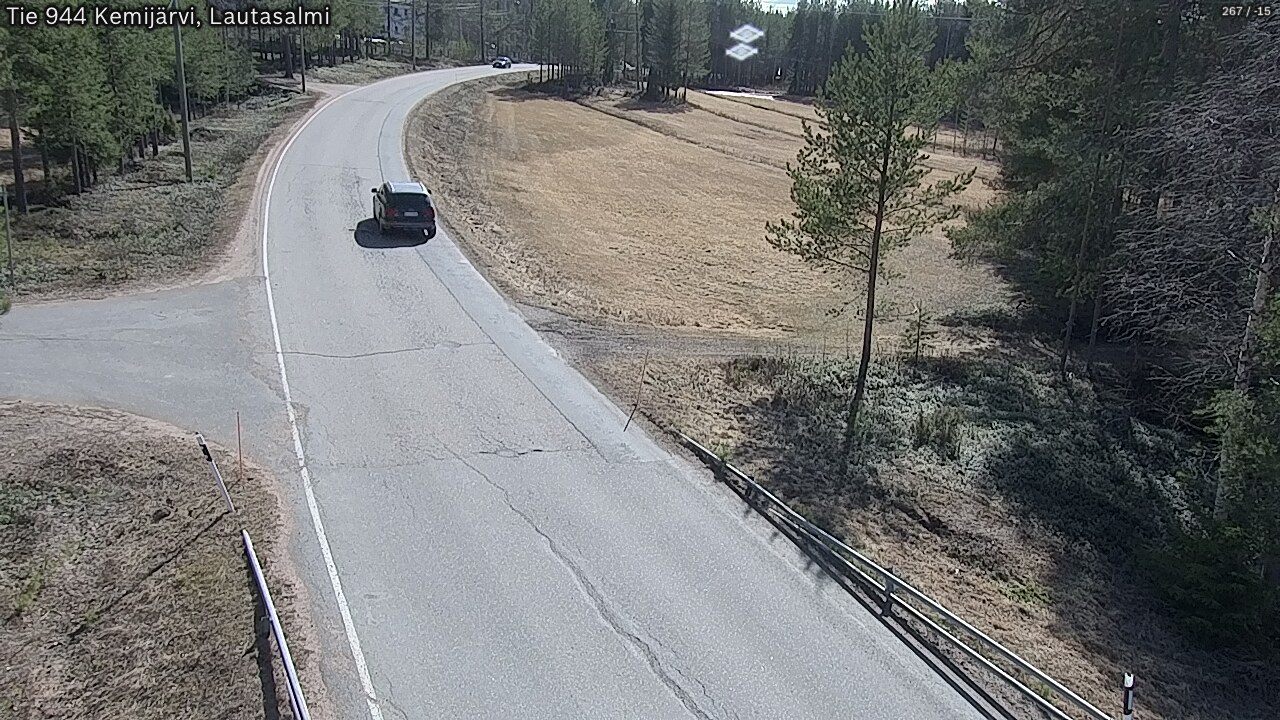 Weather Camera Image Väg 944 Kemijärvi, Lautasalmi, Kemijärvi, Lappi