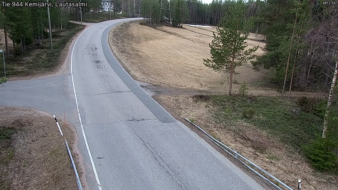 Weather Camera Image Väg 944 Kemijärvi, Lautasalmi, Kemijärvi, Lappi