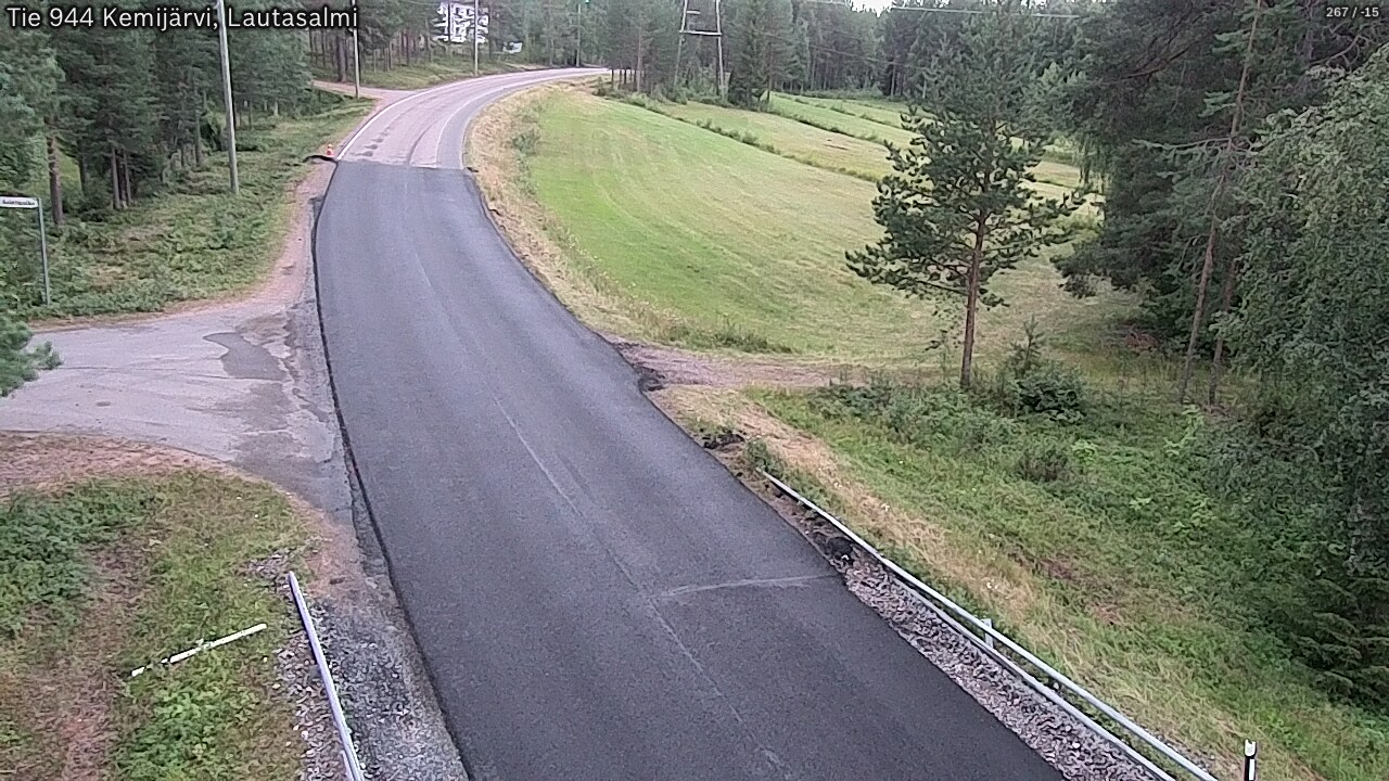 Weather Camera Image Road 944 Kemijärvi, Lautasalmi, Kemijärvi, Lappi