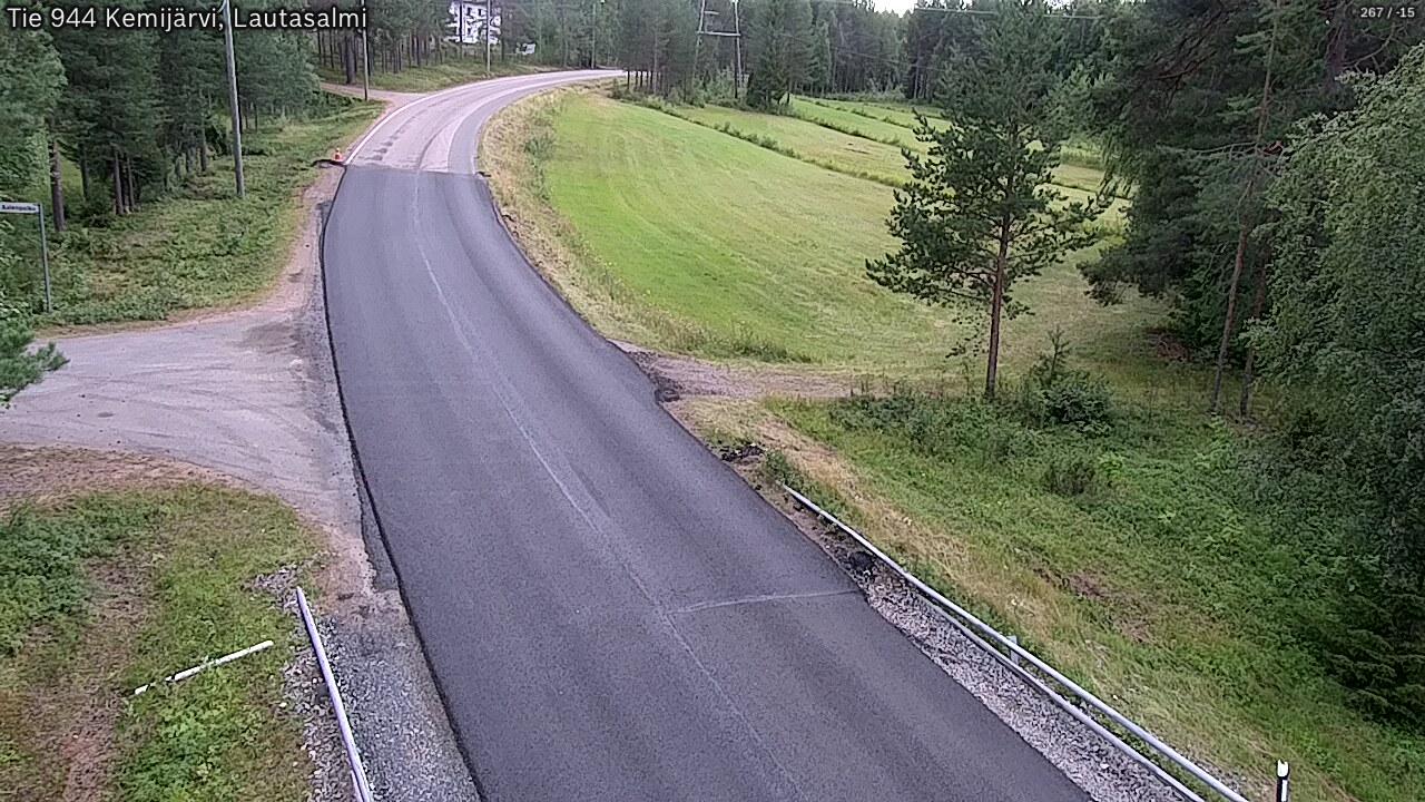 Weather Camera Image Road 944 Kemijärvi, Lautasalmi, Kemijärvi, Lappi