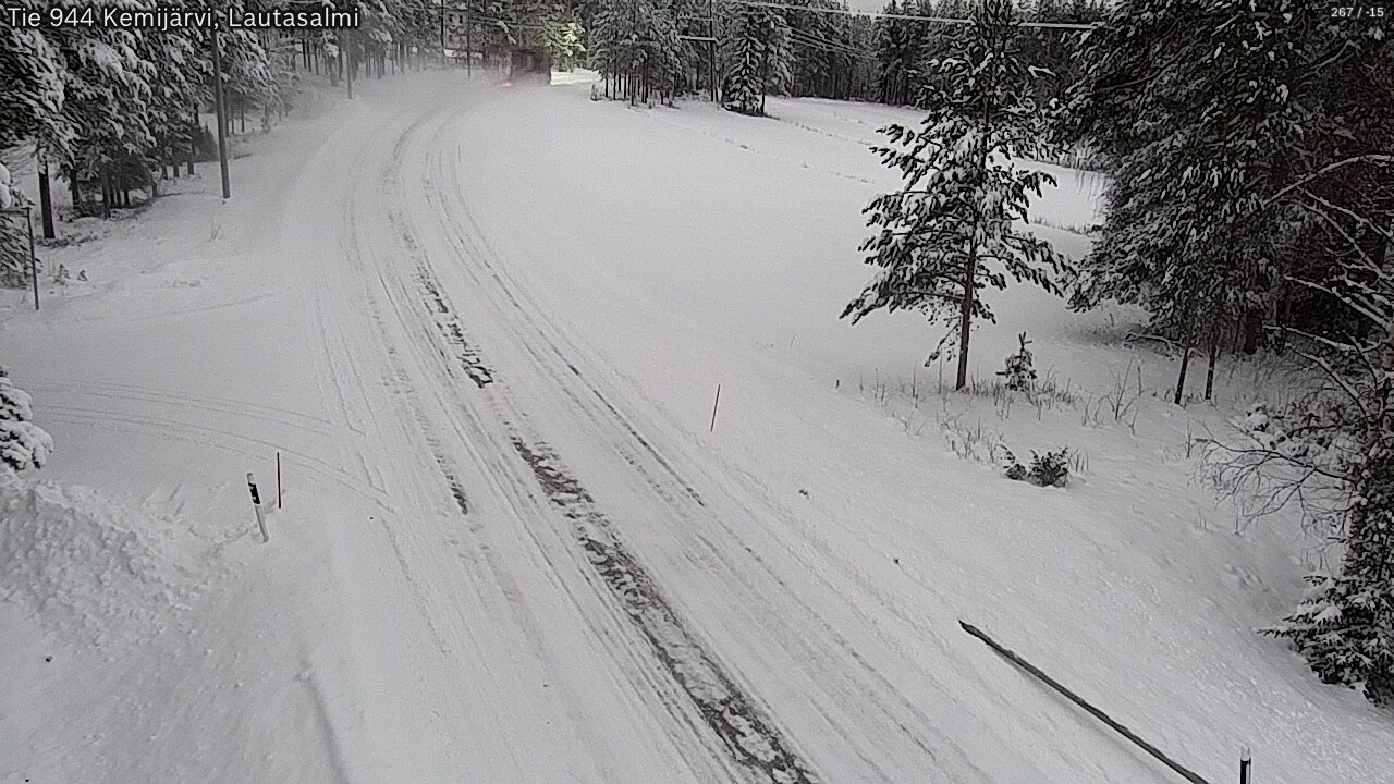 Kelikamerat Kuva Tie 944 Kemijärvi, Lautasalmi, Kemijärvi, Lappi