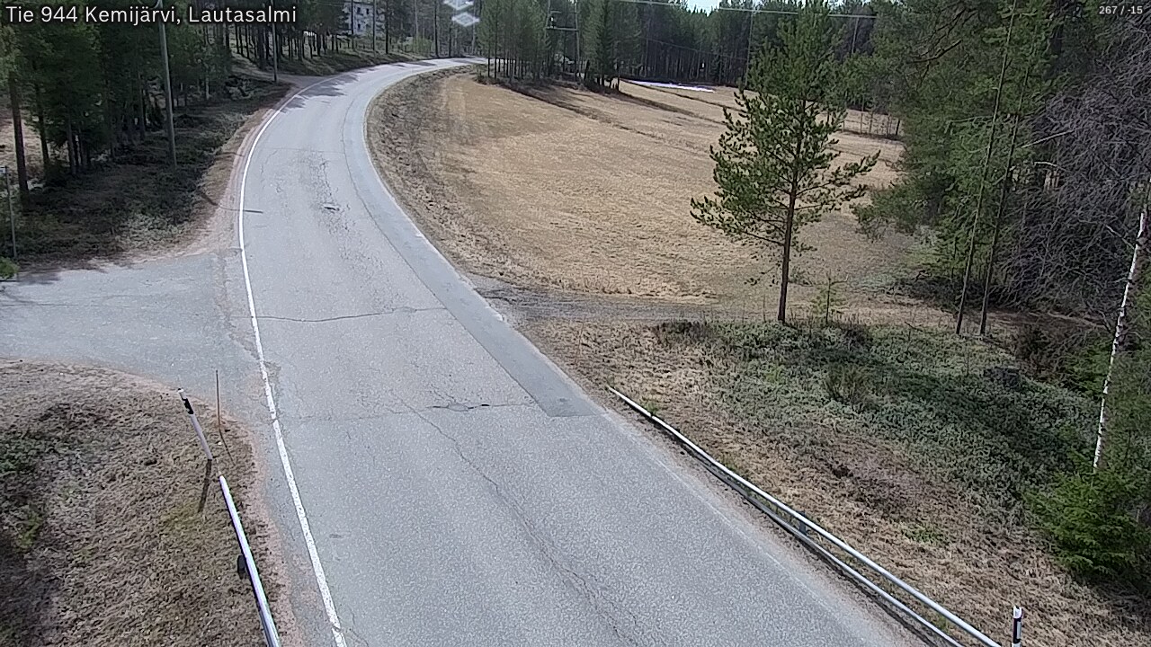Weather Camera Image Väg 944 Kemijärvi, Lautasalmi, Kemijärvi, Lappi