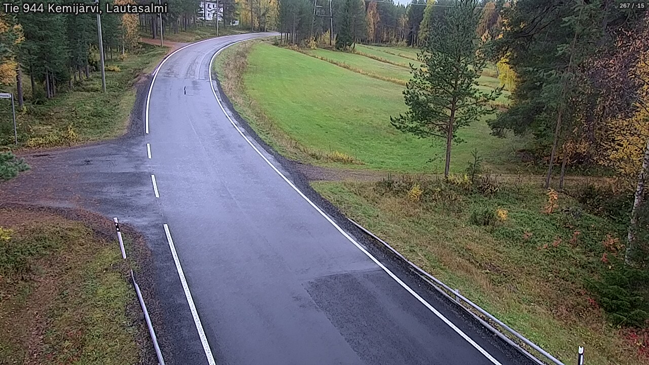 Kelikamerat Kuva Tie 944 Kemijärvi, Lautasalmi, Kemijärvi, Lappi