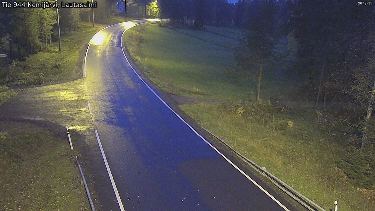Kelikamerat Kuva Tie 944 Kemijärvi, Lautasalmi, Kemijärvi, Lappi