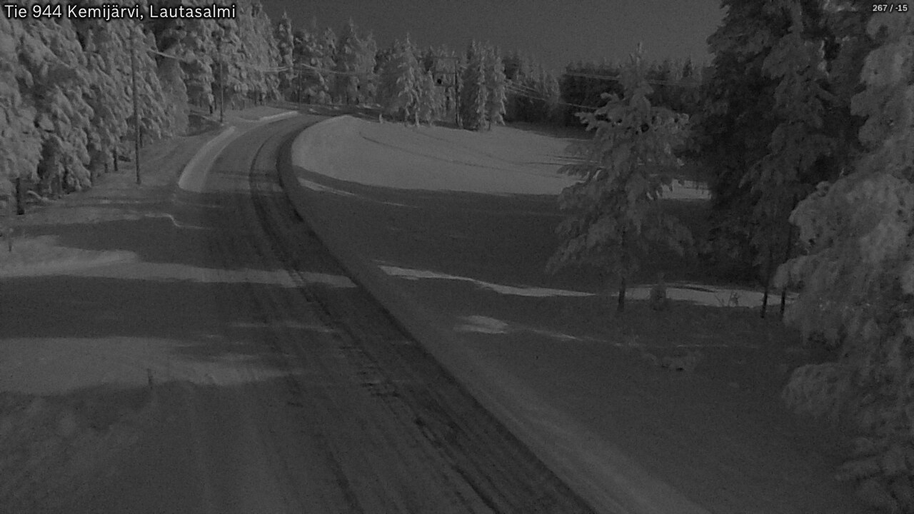 Kelikamerat Kuva Tie 944 Kemijärvi, Lautasalmi, Kemijärvi, Lappi