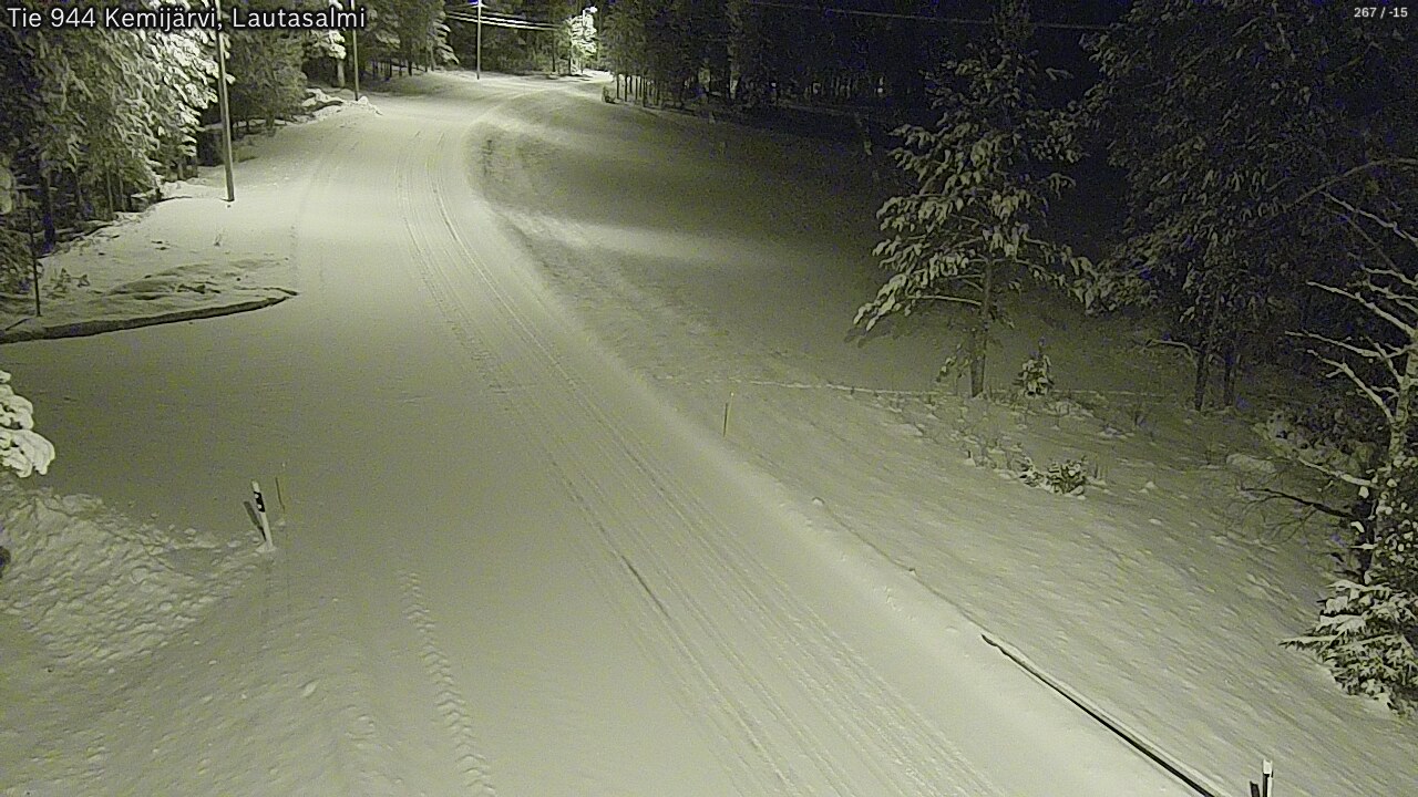 Kelikamerat Kuva Tie 944 Kemijärvi, Lautasalmi, Kemijärvi, Lappi