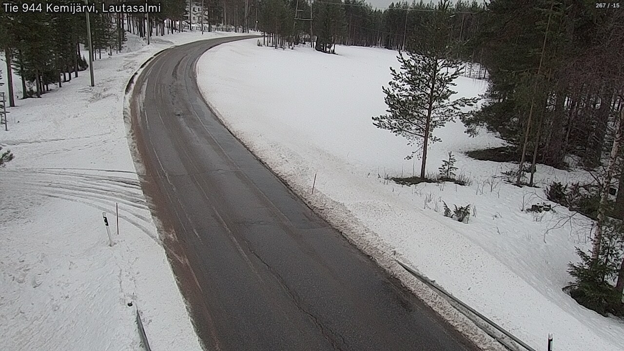 Kelikamerat Kuva Tie 944 Kemijärvi, Lautasalmi, Kemijärvi, Lappi