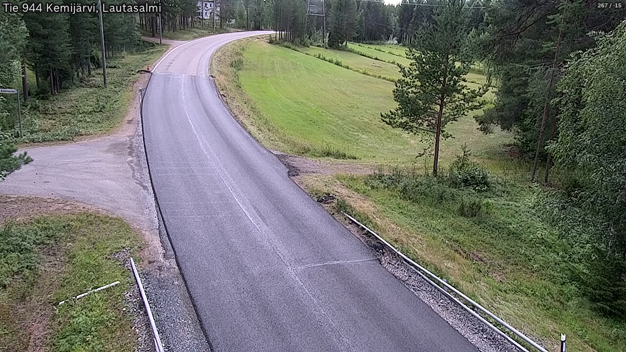 Weather Camera Image Road 944 Kemijärvi, Lautasalmi, Kemijärvi, Lappi
