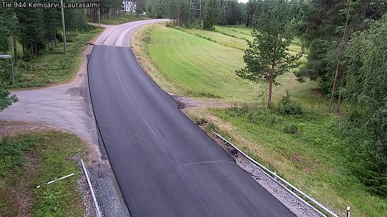 Weather Camera Image Road 944 Kemijärvi, Lautasalmi, Kemijärvi, Lappi