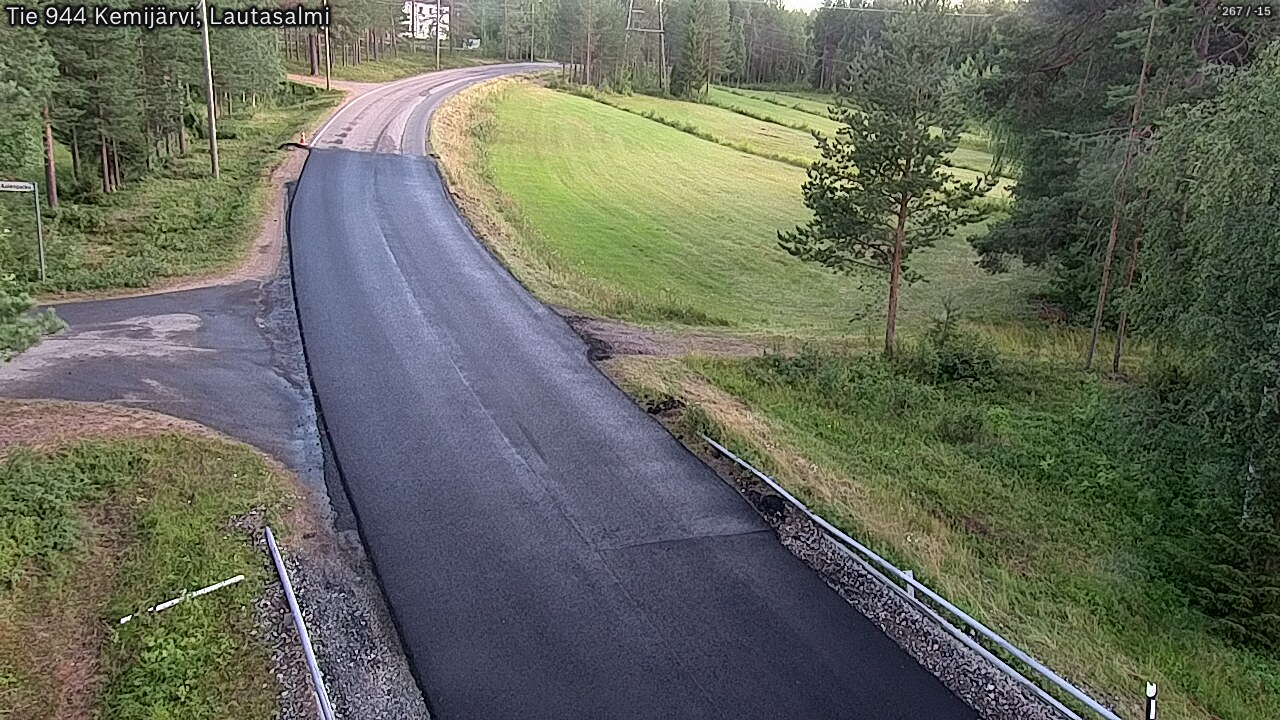 Weather Camera Image Road 944 Kemijärvi, Lautasalmi, Kemijärvi, Lappi